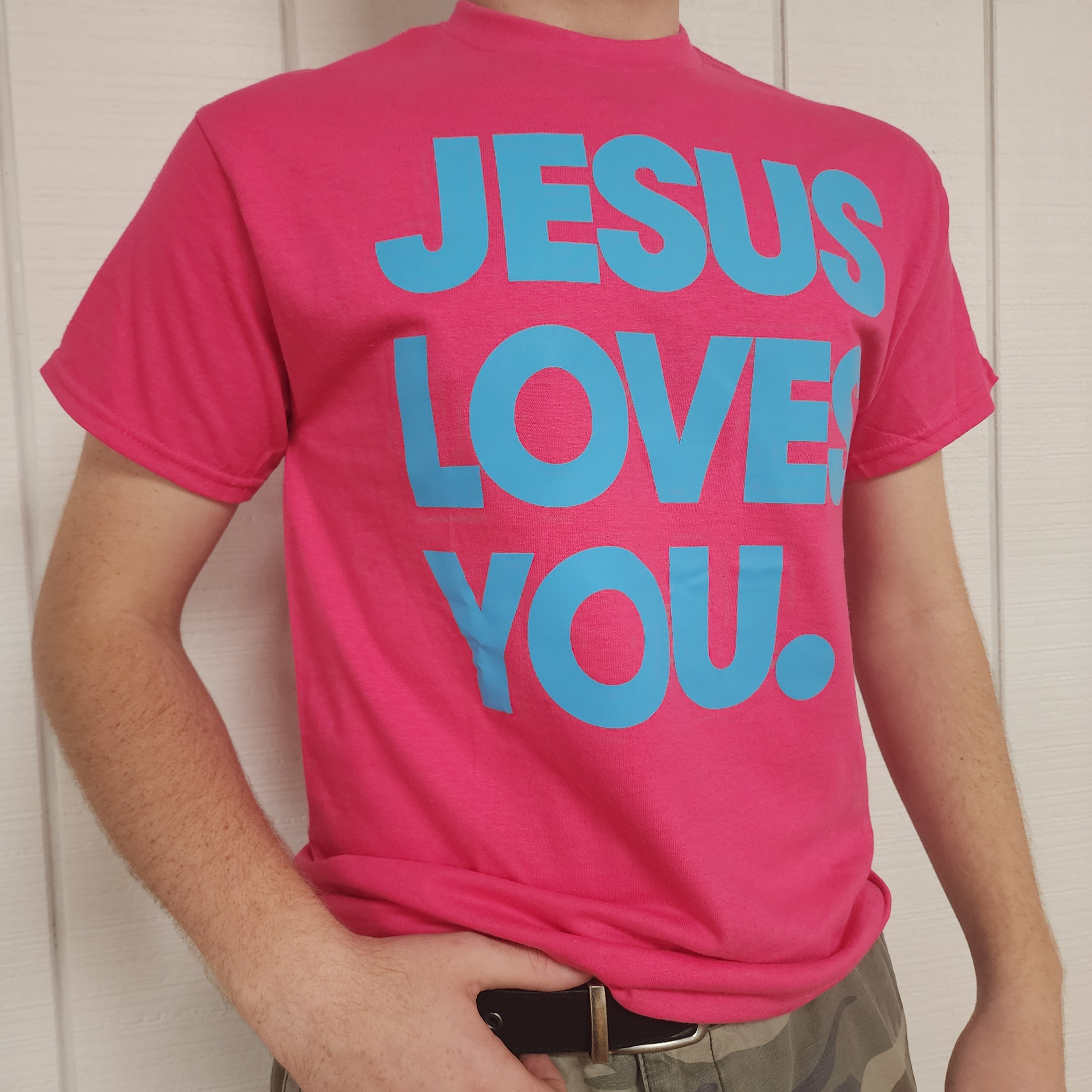 Jesus Loves You (Fuschia)