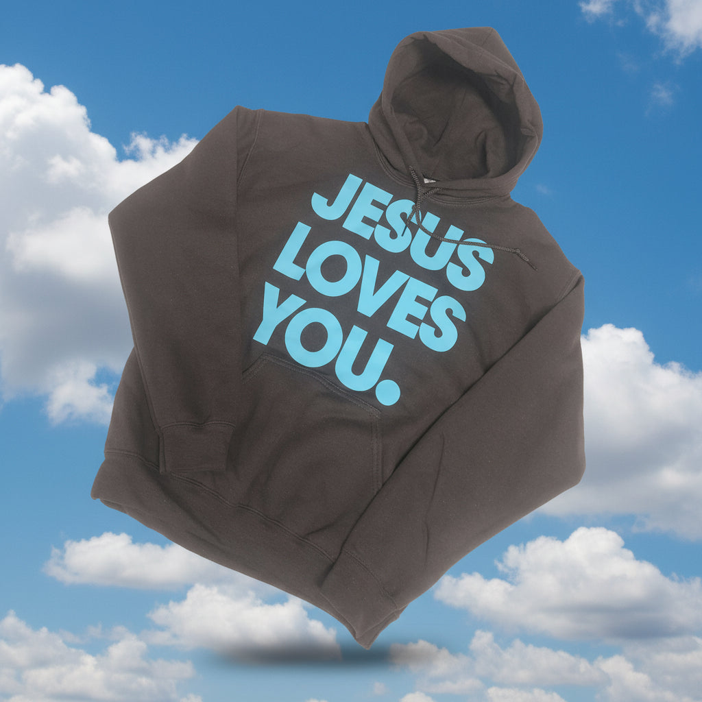 Jesus Loves You Hoodie (Brown)