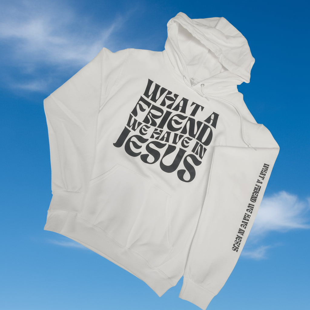 What A Friend We Have In Jesus Hoodie (White)
