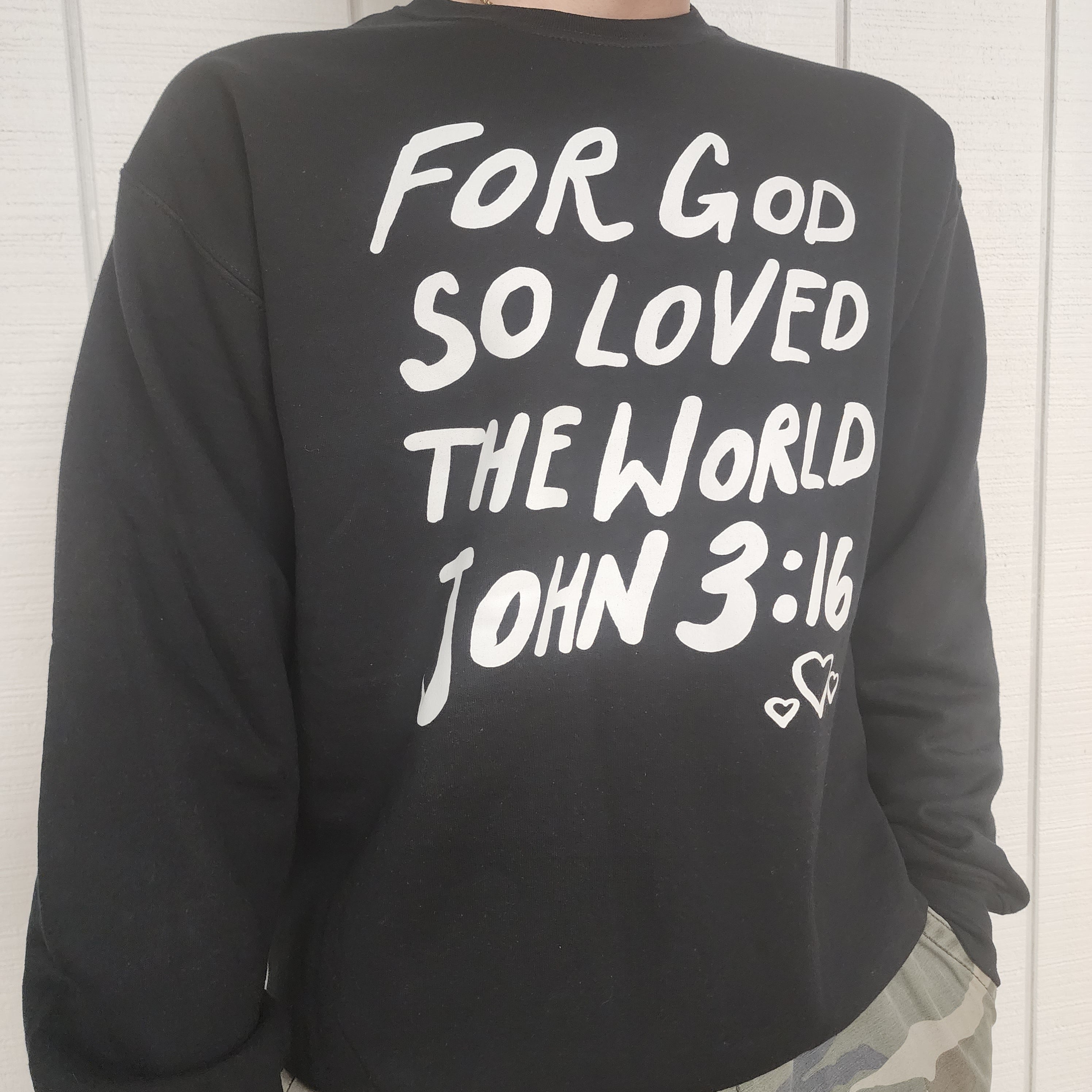 For God So Loved The World Crewneck Sweatshirt