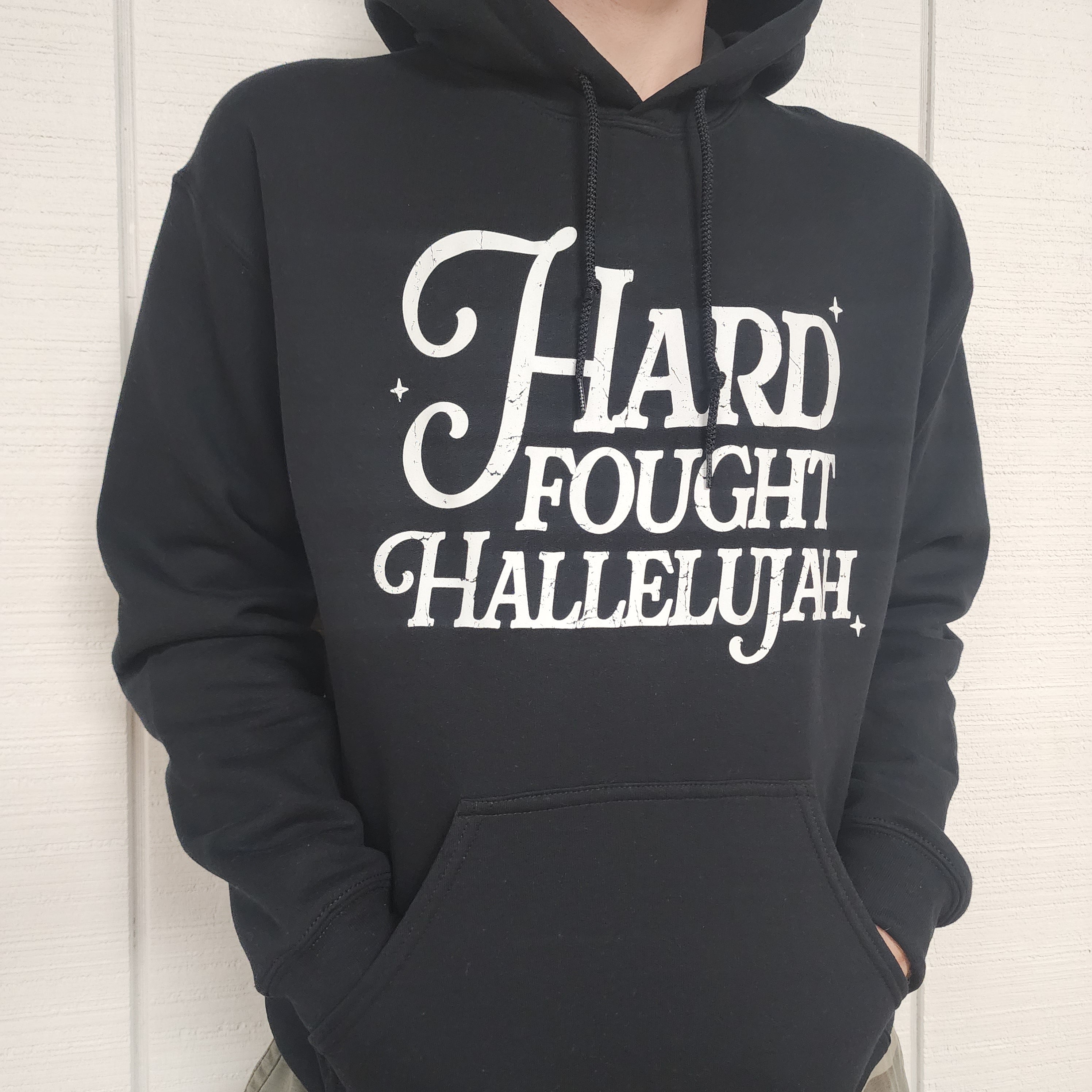 Hard Fought Hallelujah Hoodie (Black)