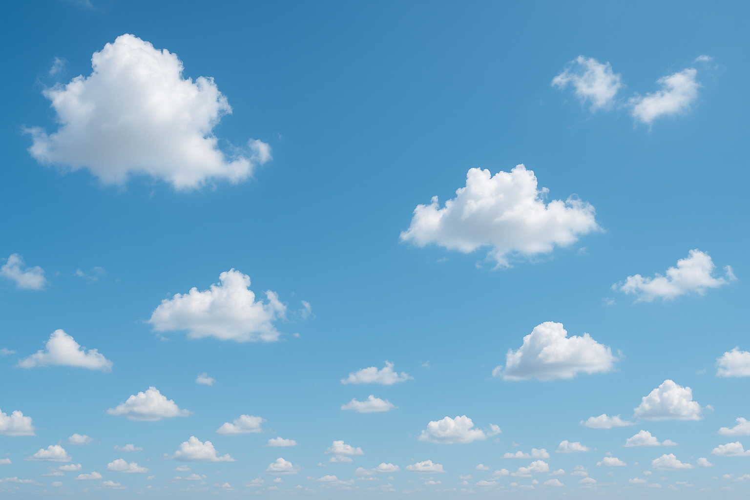 nice clear blue sky with clouds