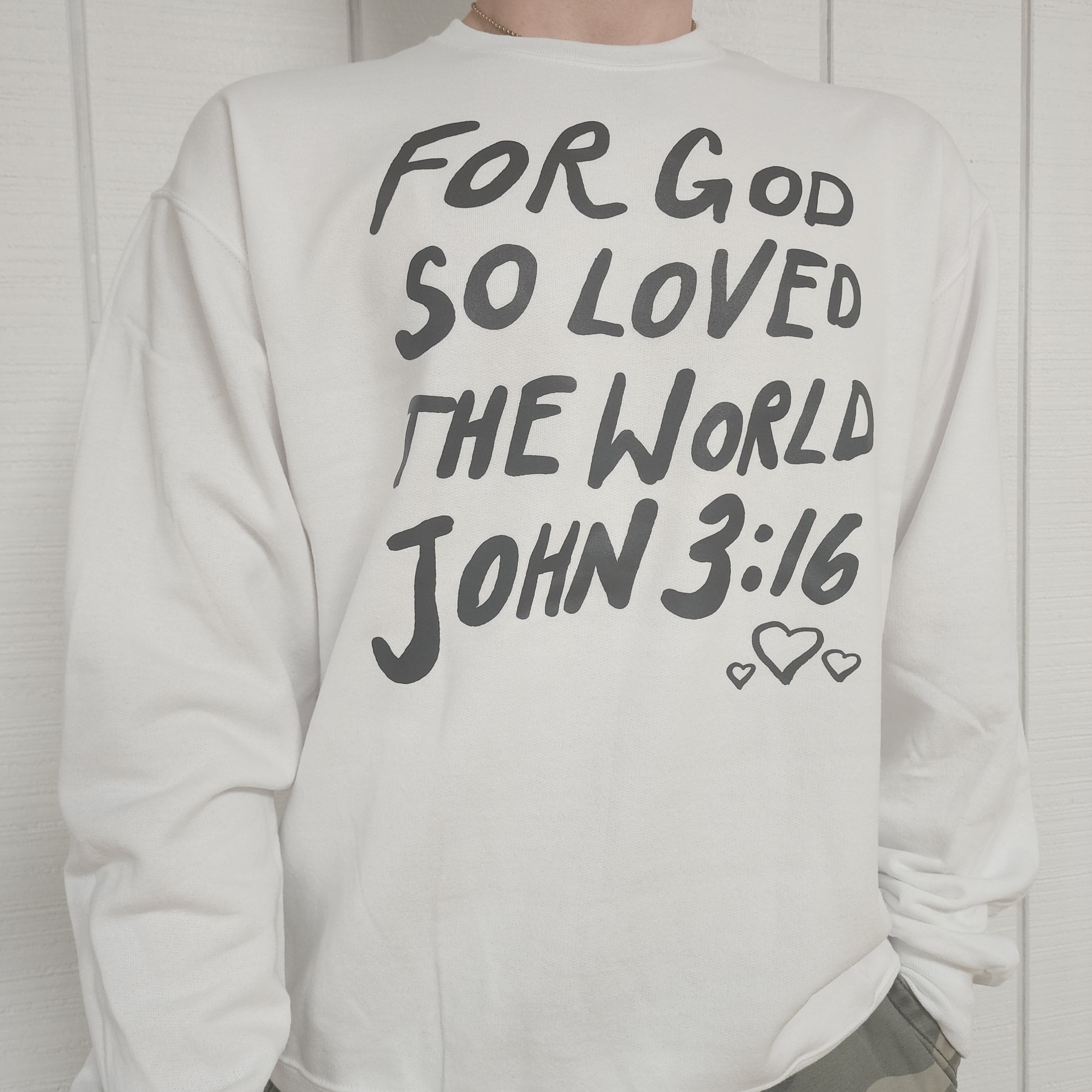 For God So Loved The World Crewneck Sweatshirt