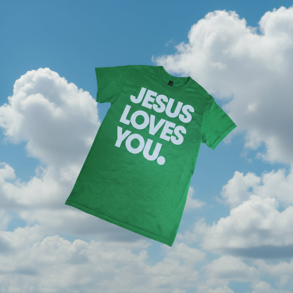 Jesus Loves You (Sea Grass Green)