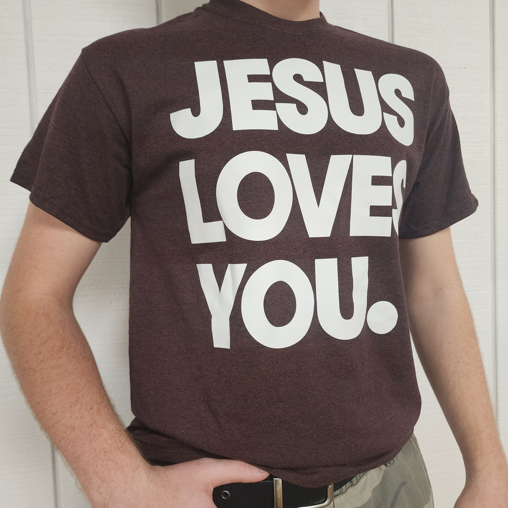 Jesus Loves You (Brown)